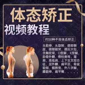 体态矫正运动评估视频教学课程健身身材管理纠正锻炼恢复教程-虚拟宝库网-提供淘宝虚拟货源产品下载