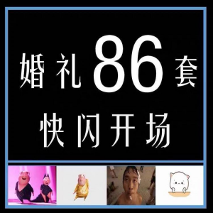 婚礼快闪开场PPT模板中式求婚庆创意搞笑震撼视频制作mv-虚拟宝库网-提供淘宝虚拟货源产品下载