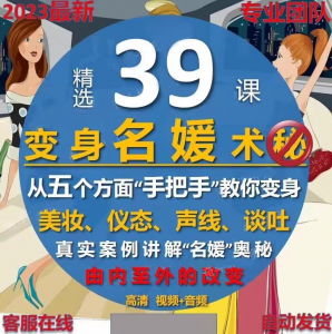 名媛打造读心术教程男性思维提高情商女性心理学思维逻辑心理课程-虚拟宝库网-提供淘宝虚拟货源产品下载